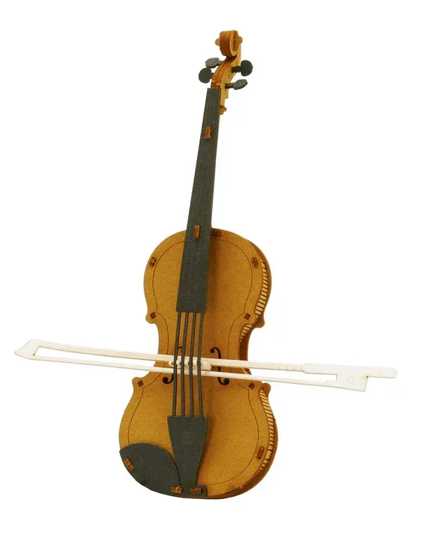 3D Modell Violine Geige  Spezialkarton gelasert Bausatz