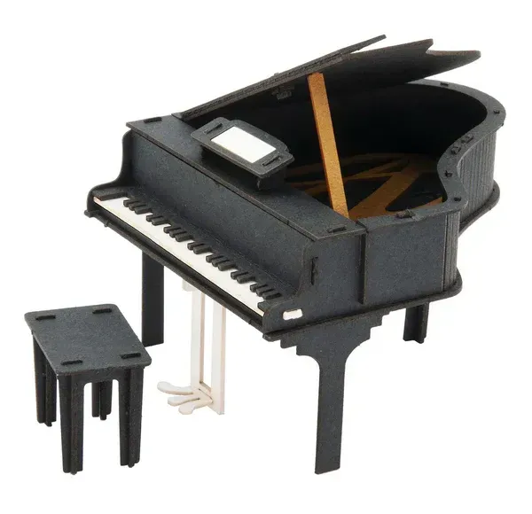 3D Modell Flügel Piano  Spezialkarton gelasert Bausatz