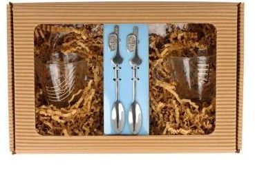 Geschenkset für Musiker Thema Espresso Trompete