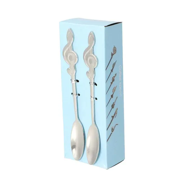 10 Stück Kaffeelöffel 2er Set mit Instrument