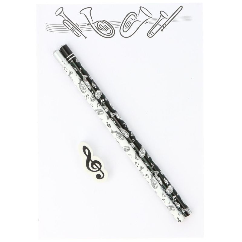 Schreibset mit 2 Bleistift und Radierer Tenorhorn Schreibset mit 2 Bleistift und Radierer Tenorhorn