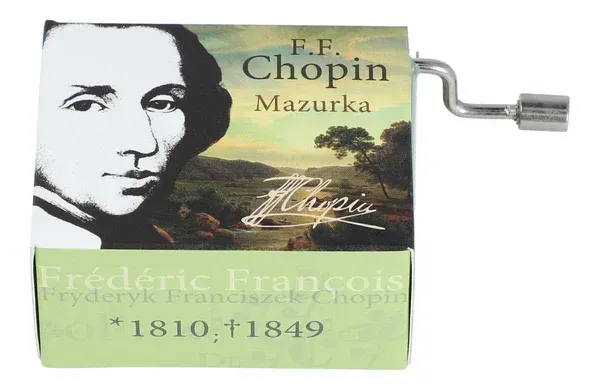 Spieluhr Drehorgel Musicbox Frederic Chopin Mazurka