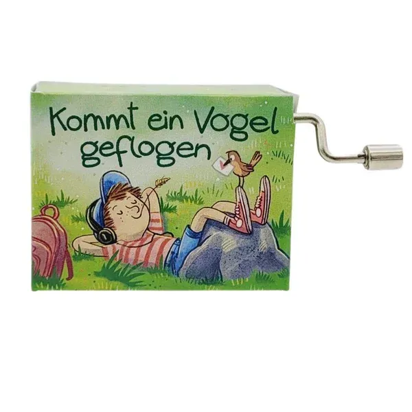 Spieluhr Drehorgel Musicbox Kommt ein Vogel geflogen