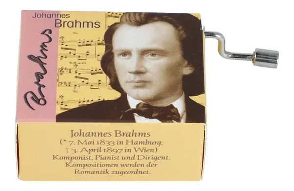 Spieluhr Drehorgel Musicbox von Johannes Brahms Wiegenlied