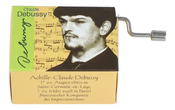 Spieluhr Drehorgel Musicbox Claire de Lude Claude Debussy