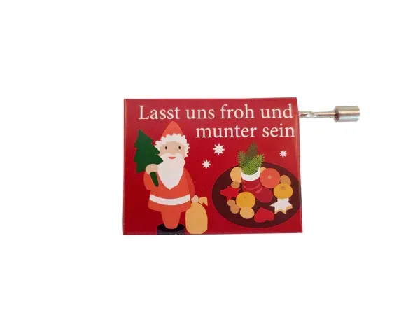 Spieluhr Drehorgel Musicbox Laßt uns froh und munter sein