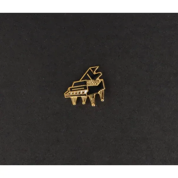 Pin Flügel Klavier Piano goldfarben 1,5 cm
