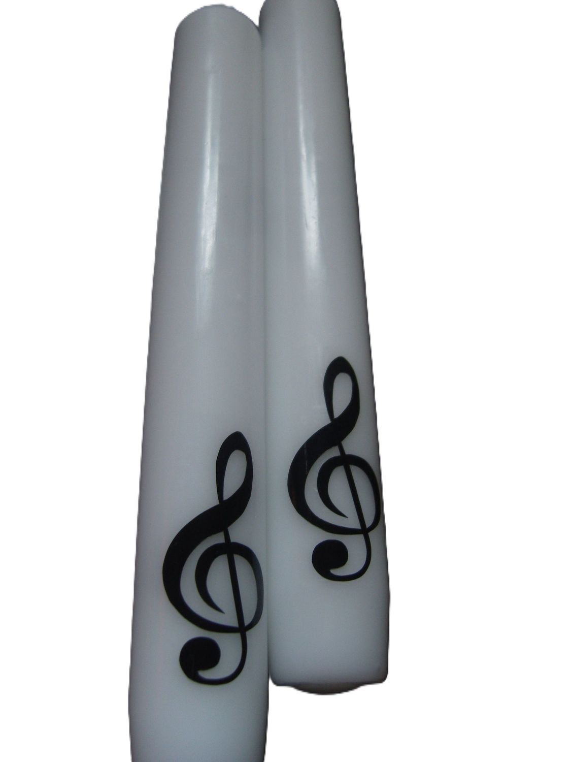 2 Stück Kerze mit Violinschlüssel - Mengenrabatt möglich