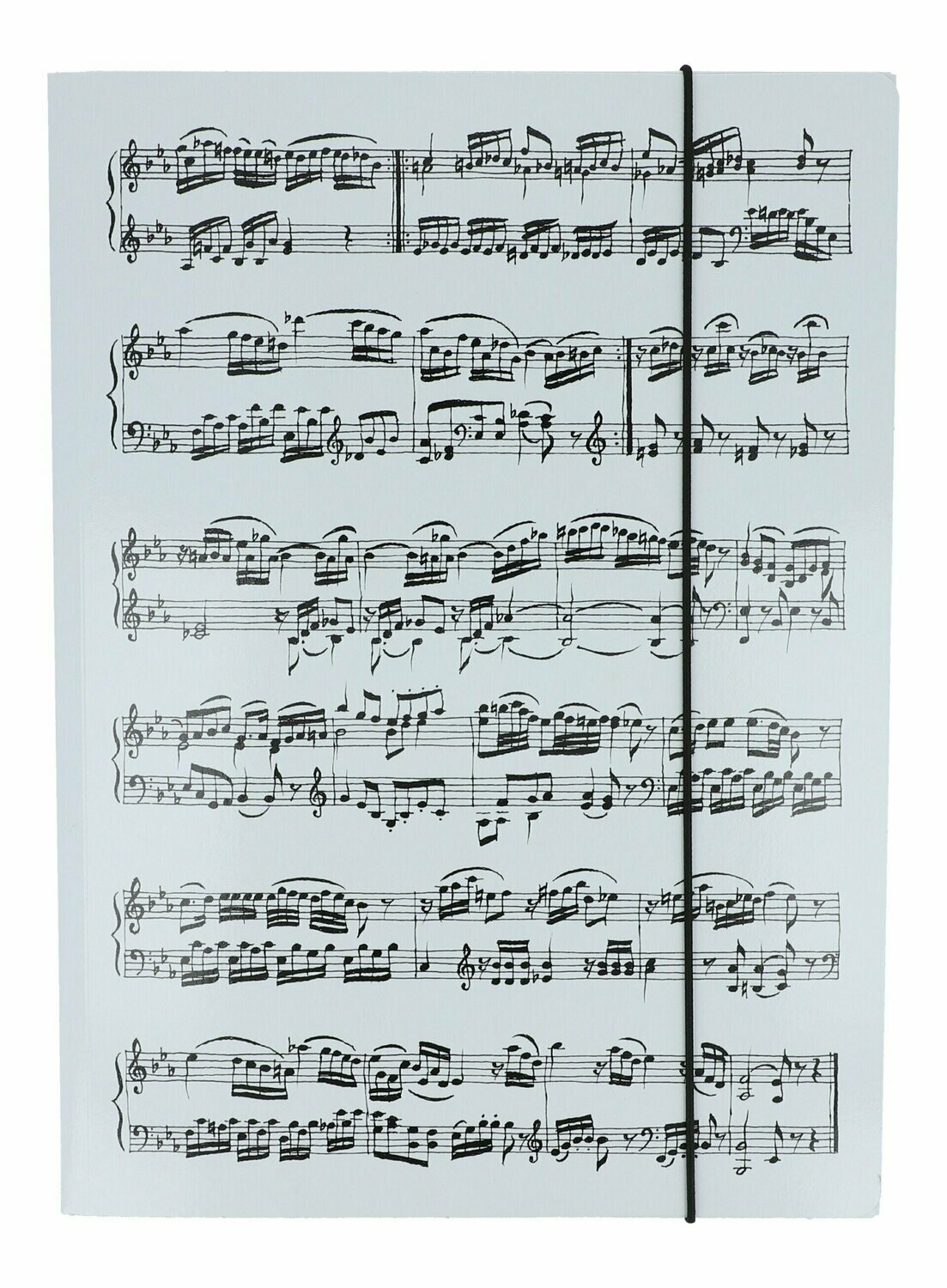Sammelmappe Noten weiß Chormappe