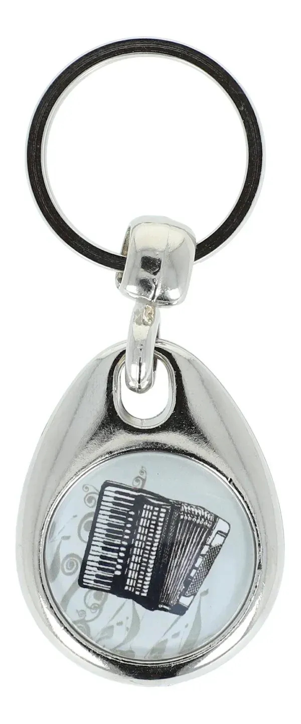 Einkaufschip + Schlüsselanhänger Akkordeon Schifferklavier