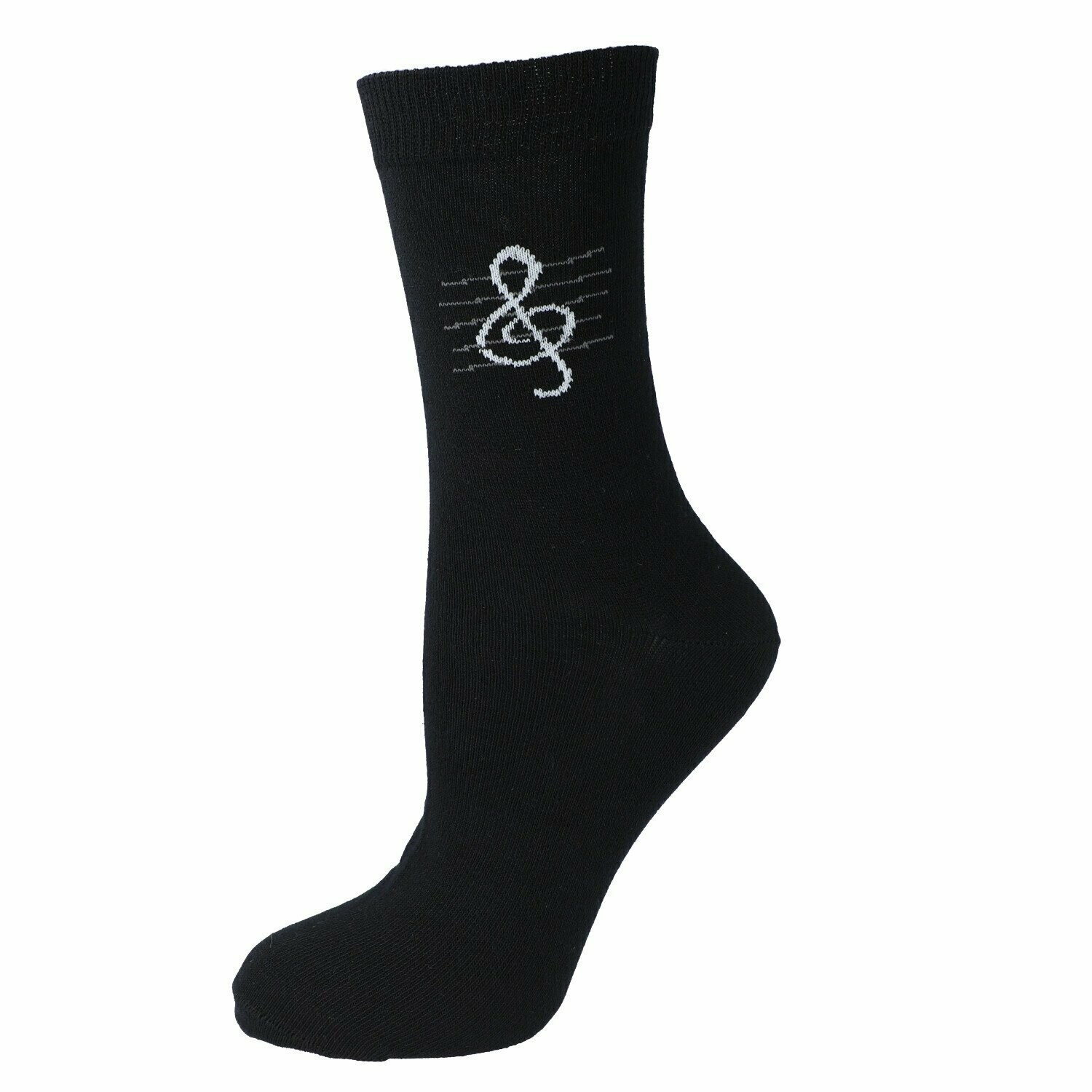 Socken mit Notenschlüssel Violinschlüssel