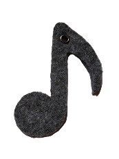 Filznote - als Geschenkanhänger oder DEKO - Mengenrabatt möglich