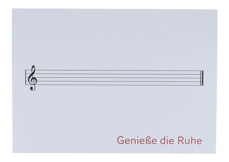 Postkarte Karte Genieße die Ruhe