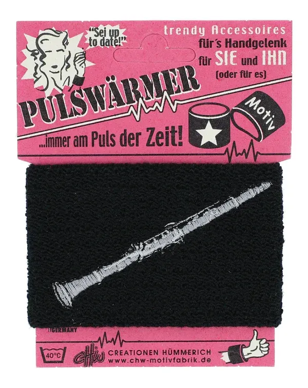 Pulswärmer Schweißband 1 Stück Klarinette
