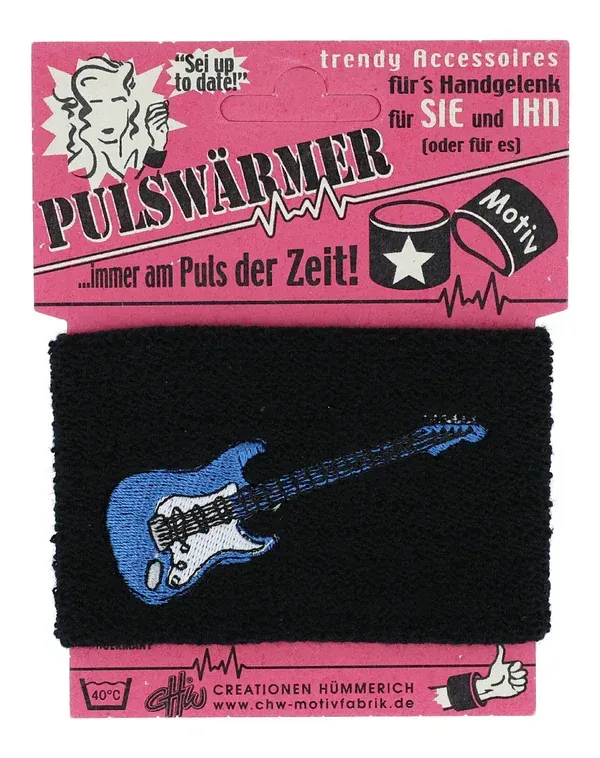 Pulswärmer Schweißband 1 Stück E-Gitarre