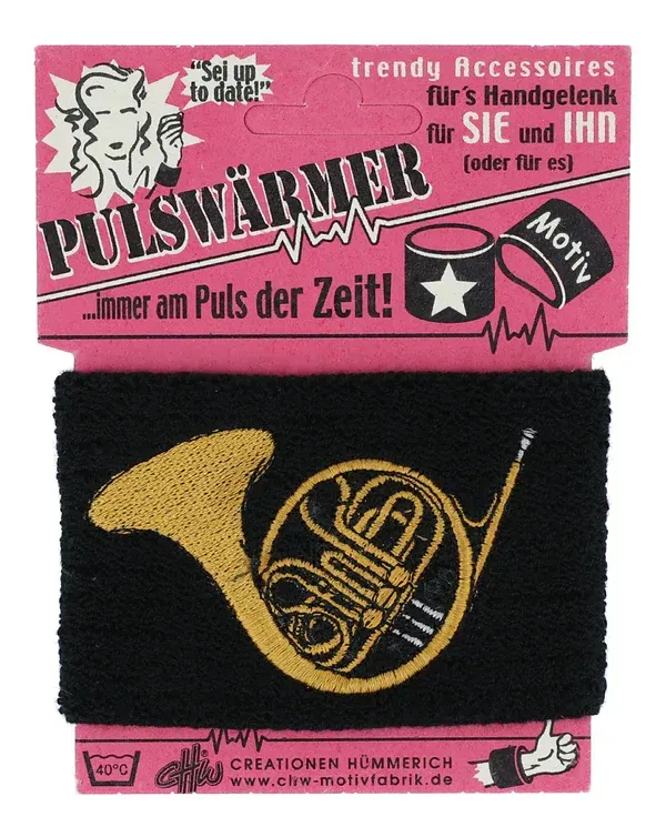 Pulswärmer Schweißband 1 Stück Waldhorn