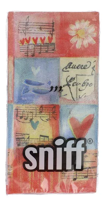 Taschentücher Notenschlüssel 2 Päckchen Papiertaschentücher