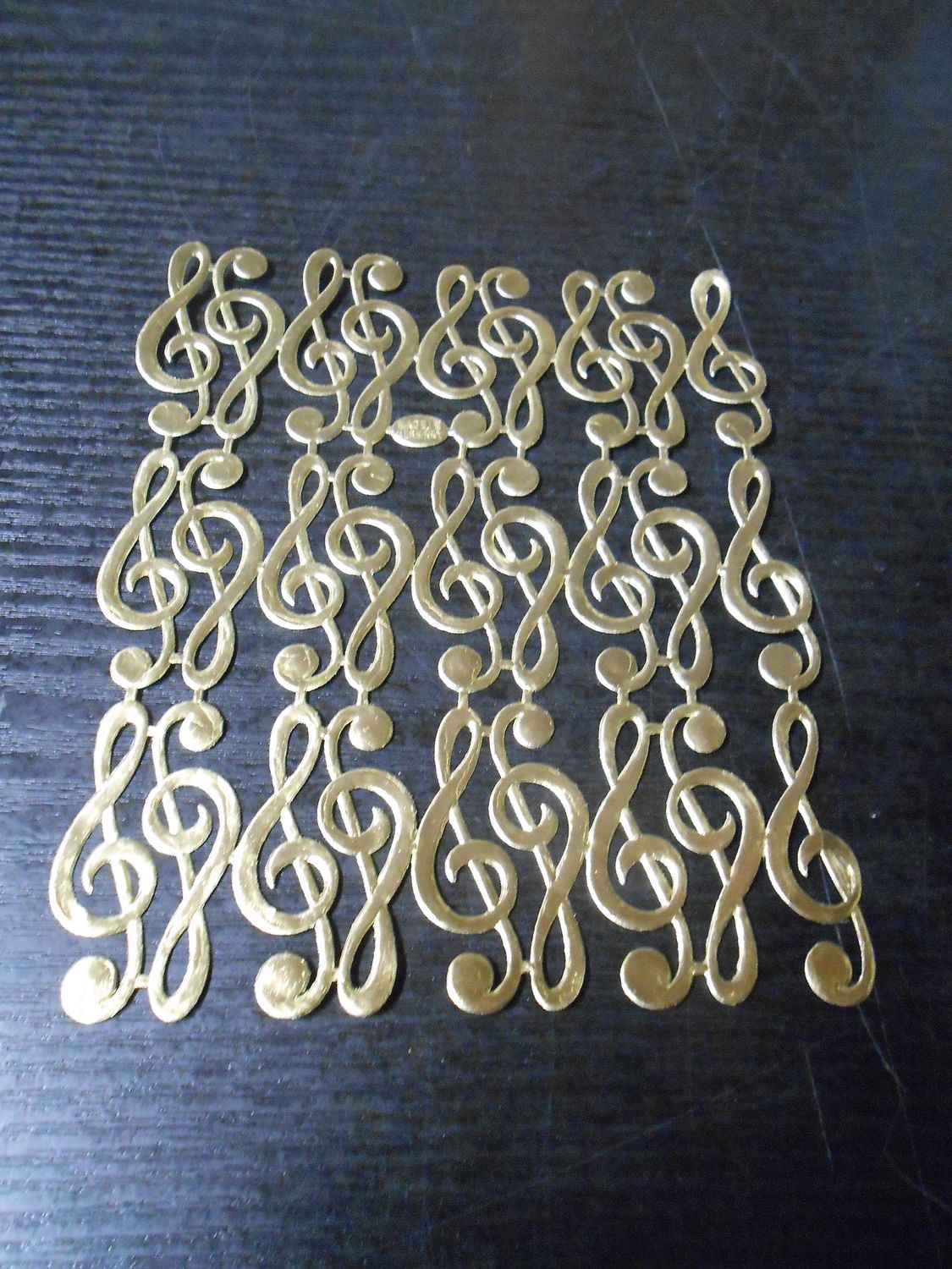 Glanzbilder Violinschlüssel Notenschlüssel 1 Bogen mi 27 Stück