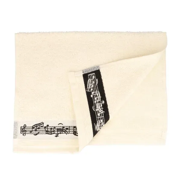 10 Stück Gästehandtuch mit Noten