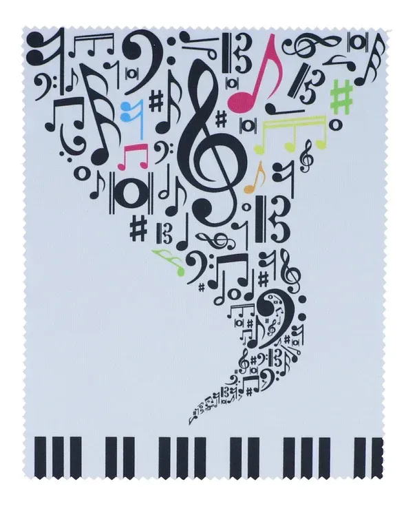 Brillenputztuch Noten II Putztuch 10 Stück