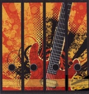 Ordnerrücken Grange Rock Gitarre Egitarre 40 Stück
