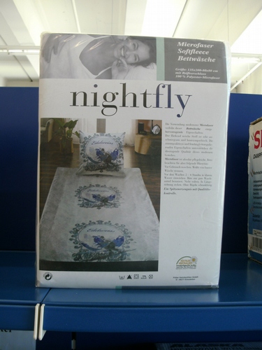 Microfaser Softfleece Bettwäsche nightfly