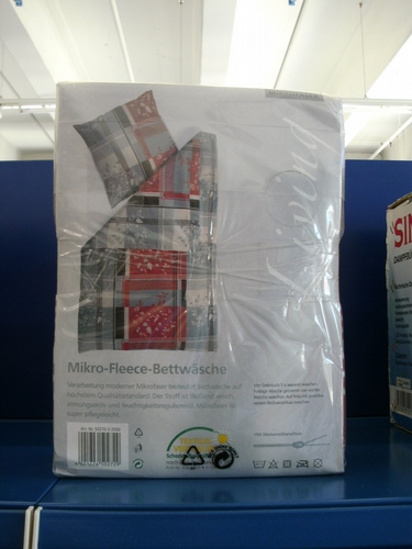 Mikro-Fleece- Bettwäsche living