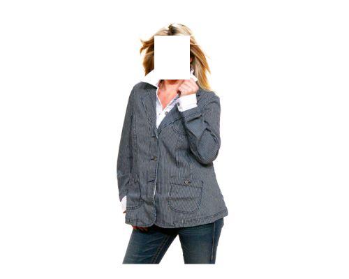 Damen-Jeansjacke 2in1-Optik, Gr. 40