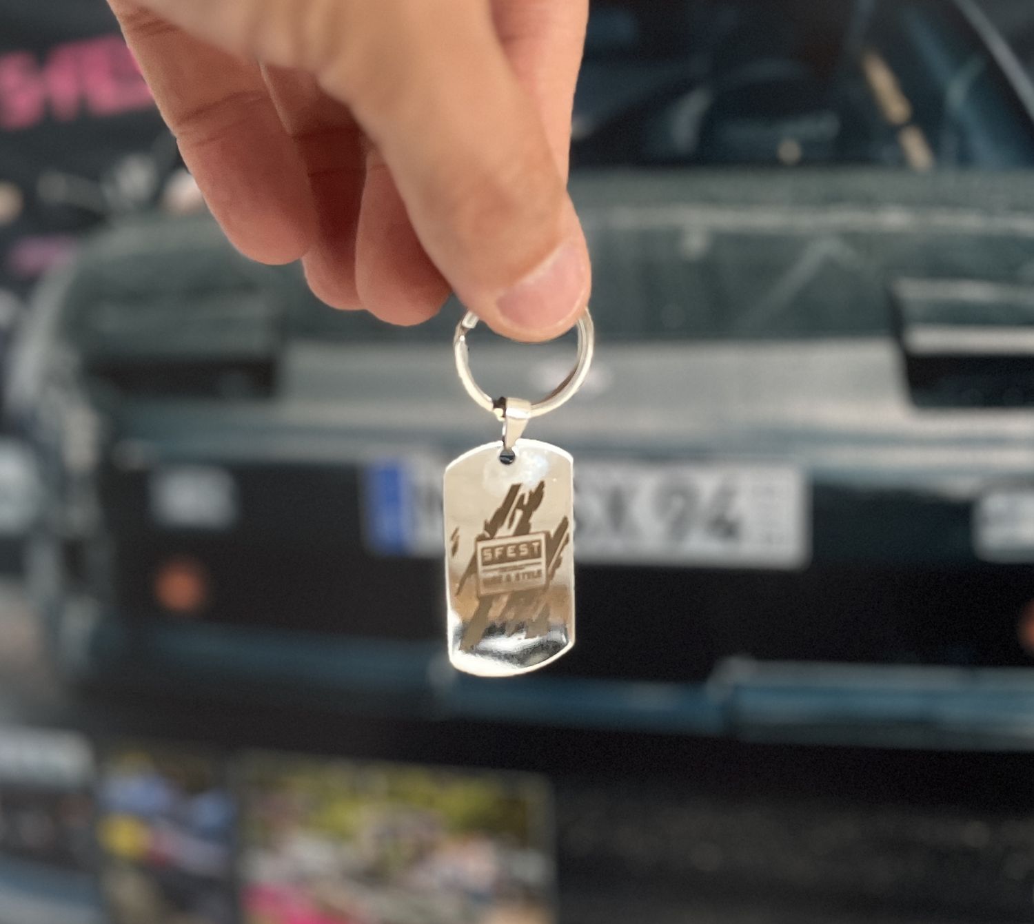 S-FEST '25 - VIBE & STYLE Schlüsselanhänger / Hundemarke