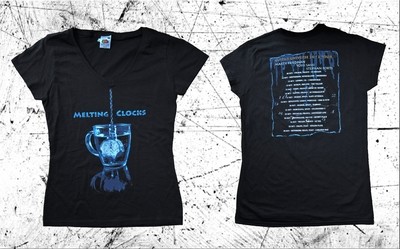 Melting Clocks (EU Tour) Girlie T-shirt – Black (SALE)