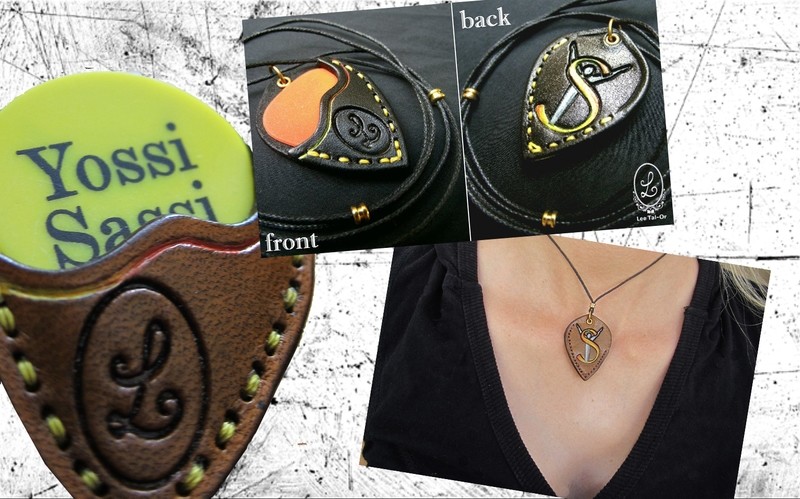 Guitar Pick Veg-Tanned Pendant - Limited Edition – Brown