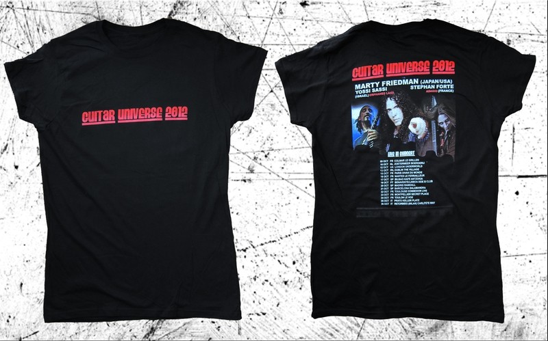 Guitar Universe Girlie T-shirt – Black (SALE)