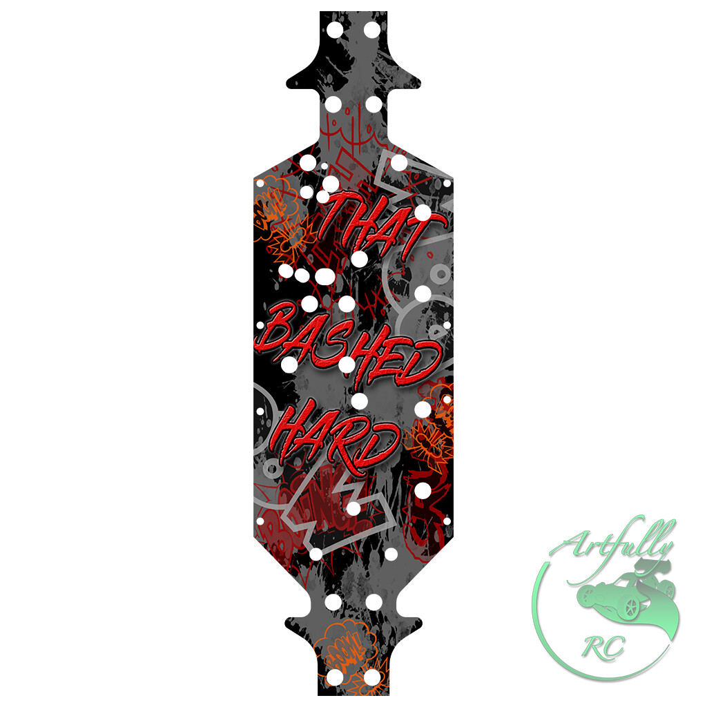 SE-Protect - Chassis Folien - Corally Buggy XP RTR, RTR V2, Designauswahl: That Bashed Hard