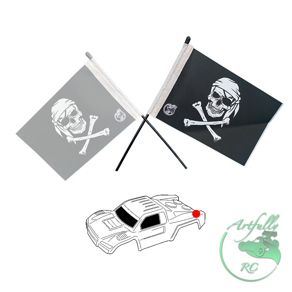 Artfully RC - Design-RC-Flagge - Pirates, Design: Pirates - links