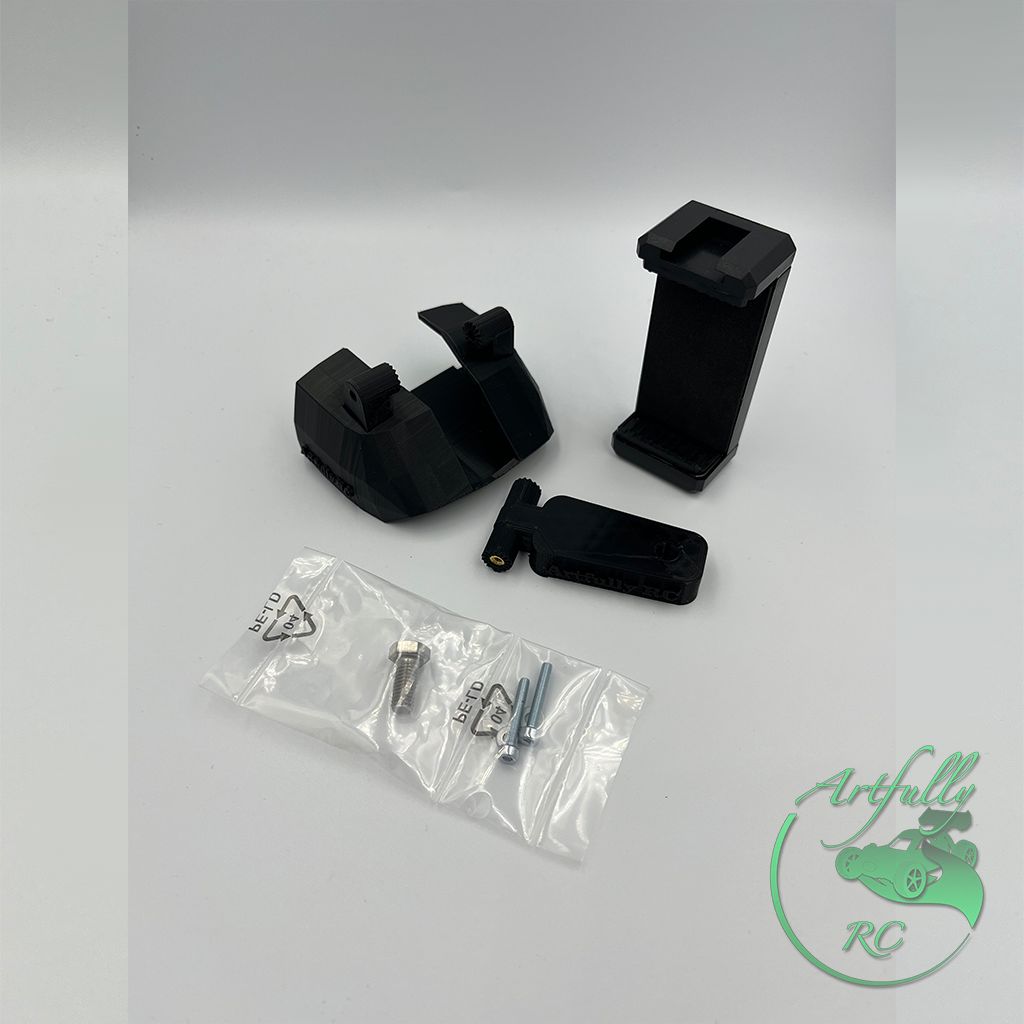 Artfully RC - Aufschub-Handyhalter Sanwa MT-S, Farbauswahl: schwarz