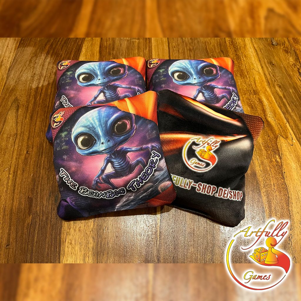 Artfully Games - Cornhole-/Sackloch-Hobby-Bags, 4er-Set - Theory