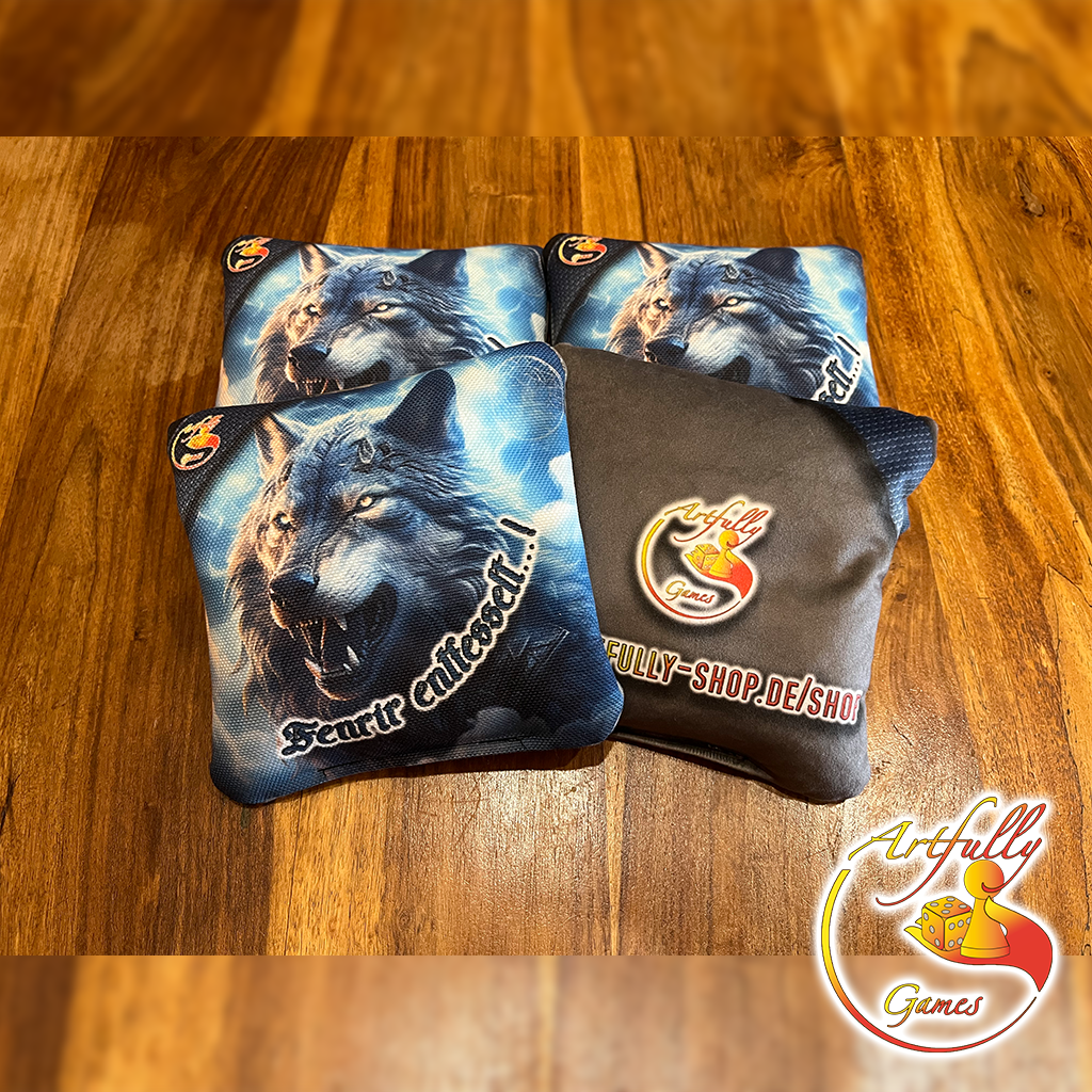 Artfully Games - Cornhole-/Sackloch-Hobby-Bags, 4er-Set - Fenrir