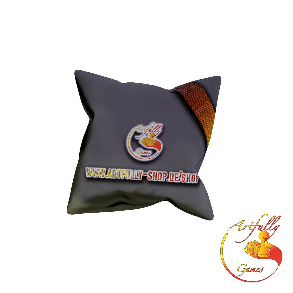 Artfully Games - Cornhole-/Sackloch-Hobby-Bags, 4er-Set - Einlochen, Rückseite: quick 7/10