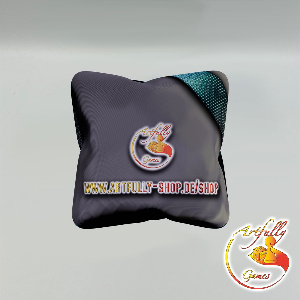 Artfully Games - Cornhole-/Sackloch-Hobby-Bags, 4er-Set - Headshot, Rückseite: quick 7/10