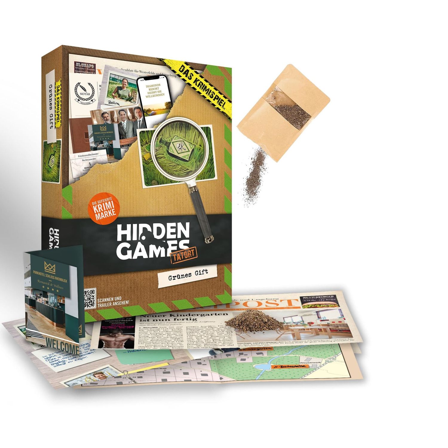 Pegasus Spiele - Hidden Games Tatort: Grünes Gift