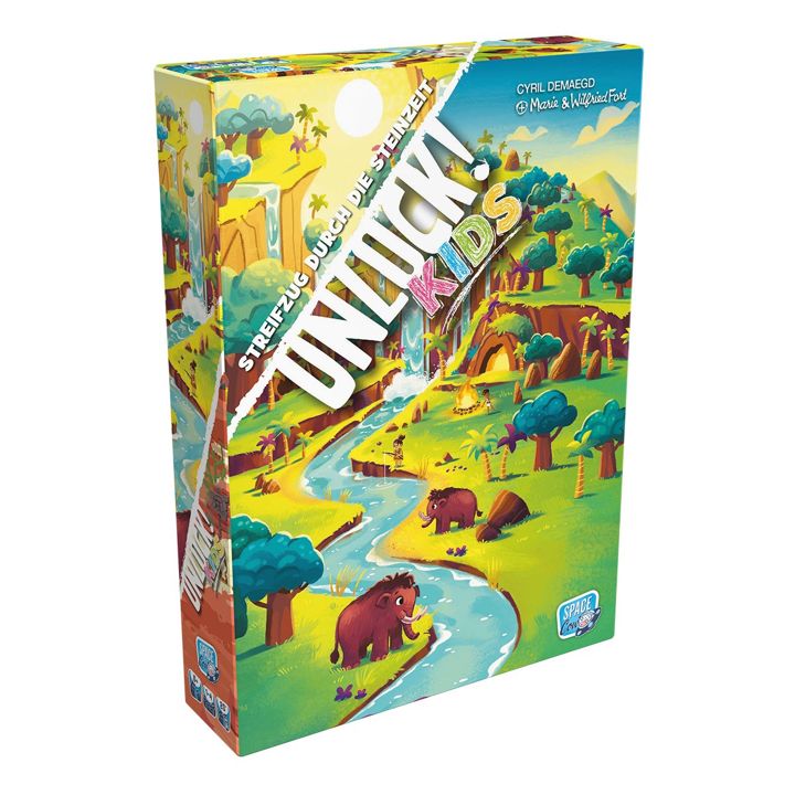 Asmodee - UNLOCK! Kids -Streifzug durch die Steinzeit