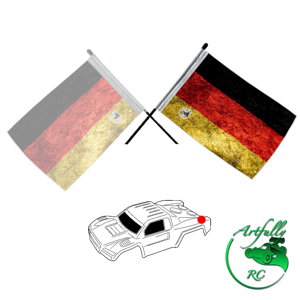 Artfully RC - Design-RC-Flagge - DEUTSCHLAND, Design: DEUTSCHLAND - links