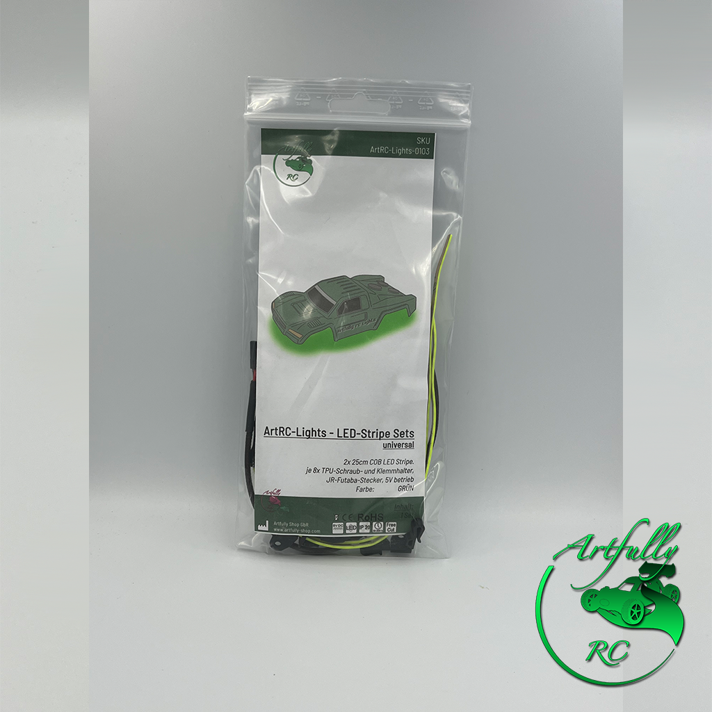 ArtRC-Lights - COB LED Stripe-Set - GRÜN