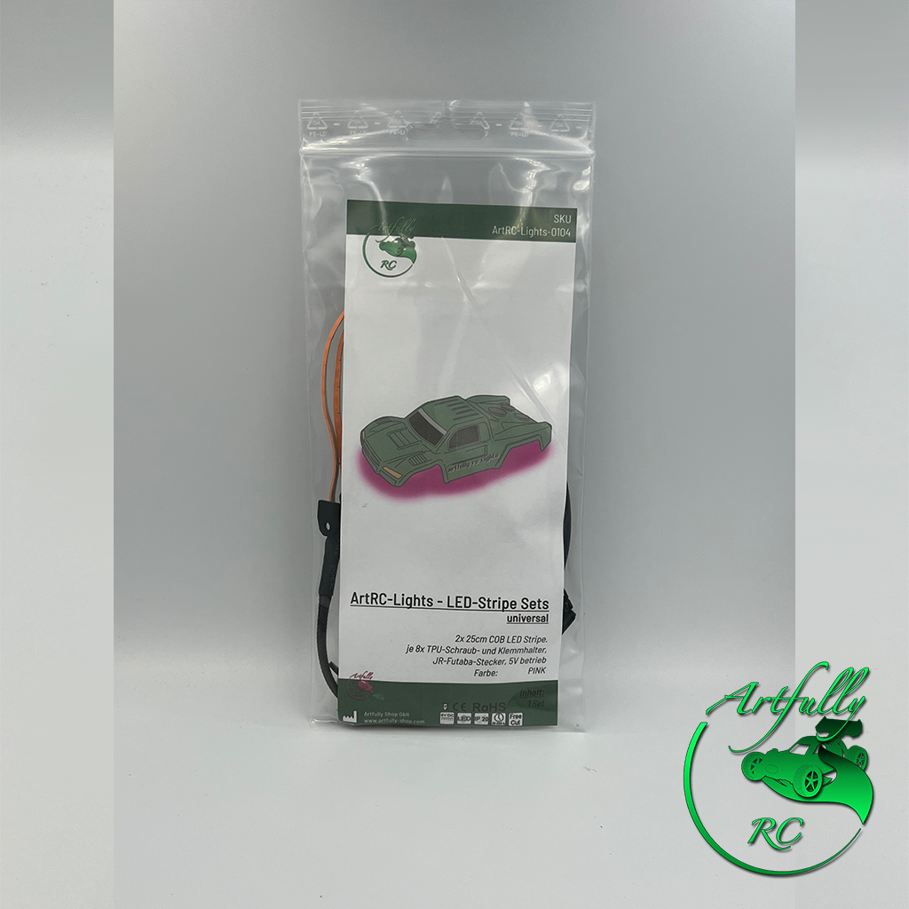 ArtRC-Lights - COB LED Stripe-Set - PINK