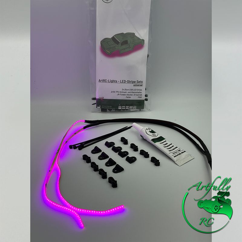 ArtRC-Lights - COB LED Stripe-Set - PINK