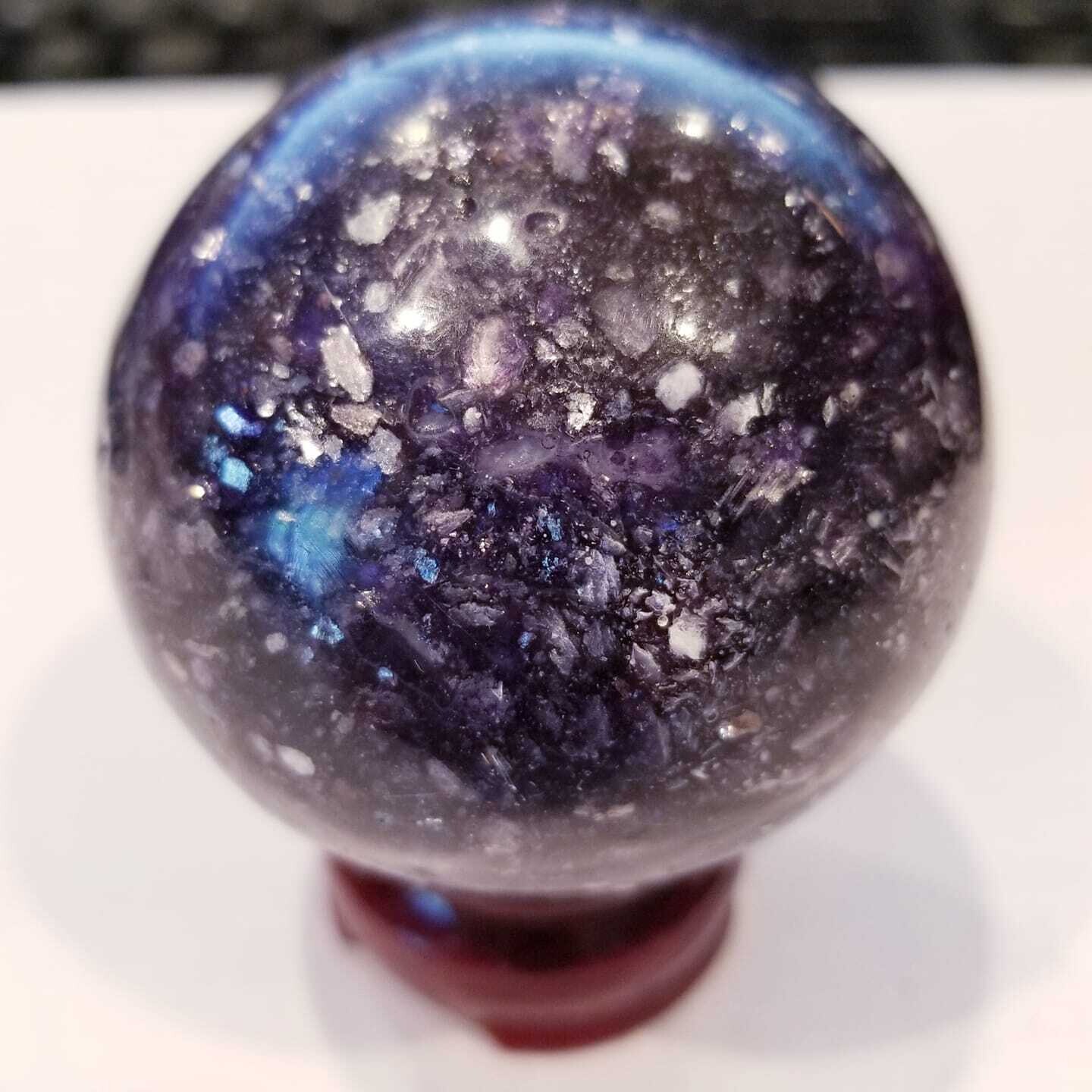 Purple Mica Sphere