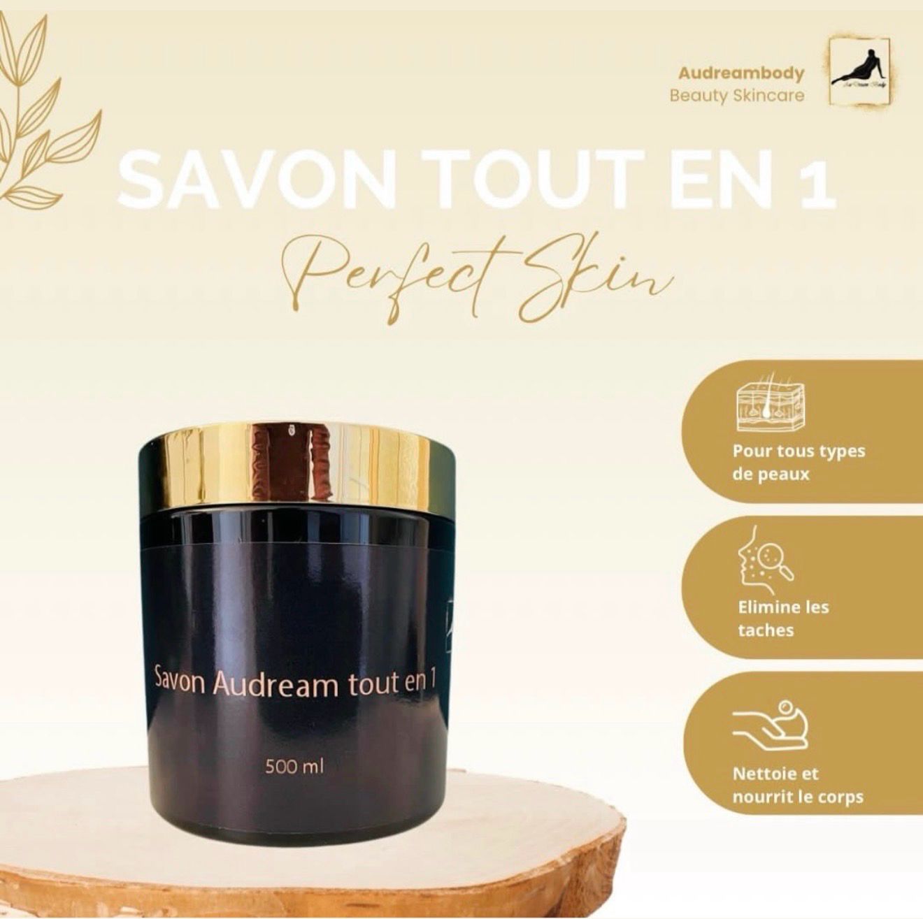 Savon Audream tout en 1 Savon Audream tout en 1