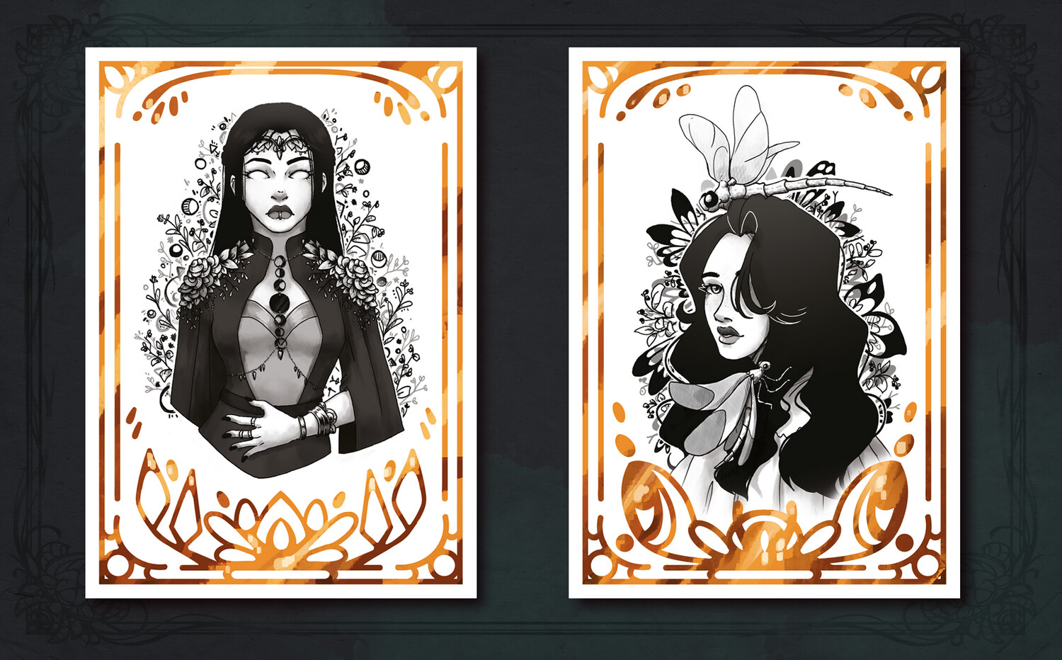 Cartes A5 &quot;Sorcières&quot;