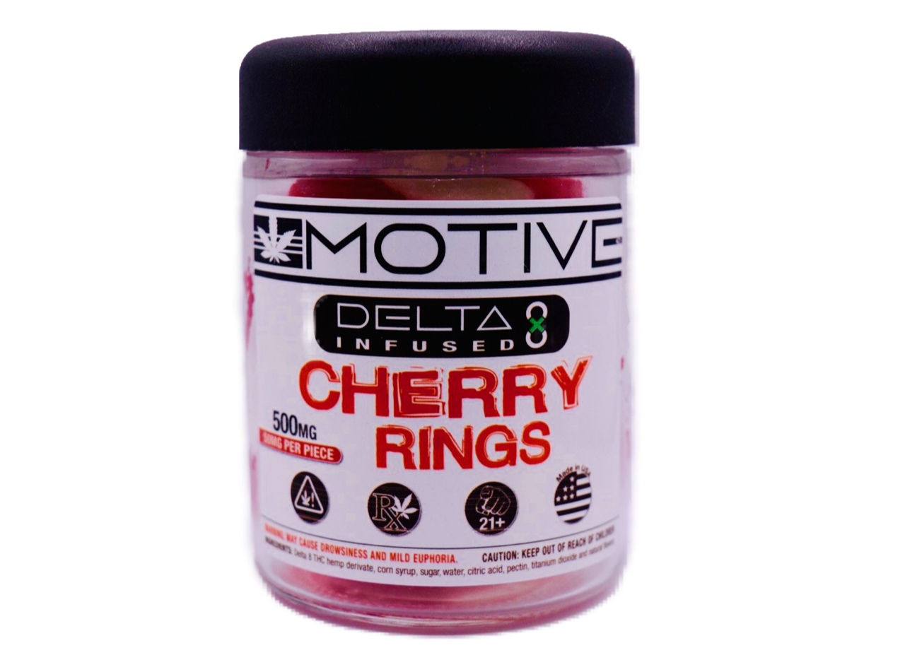 Delta 8 Infused Cherry Rings 500mg