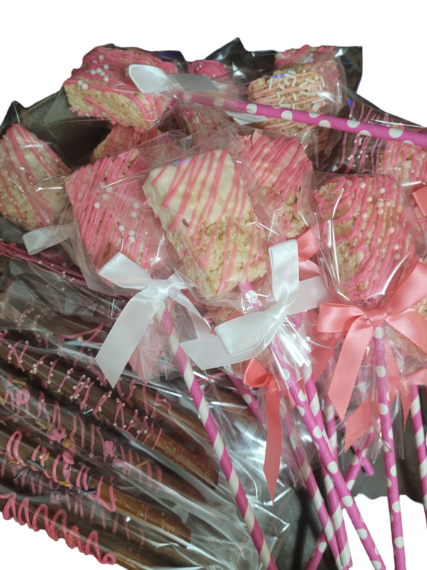 Chocolate Covered Krispy Treats (Dozen)